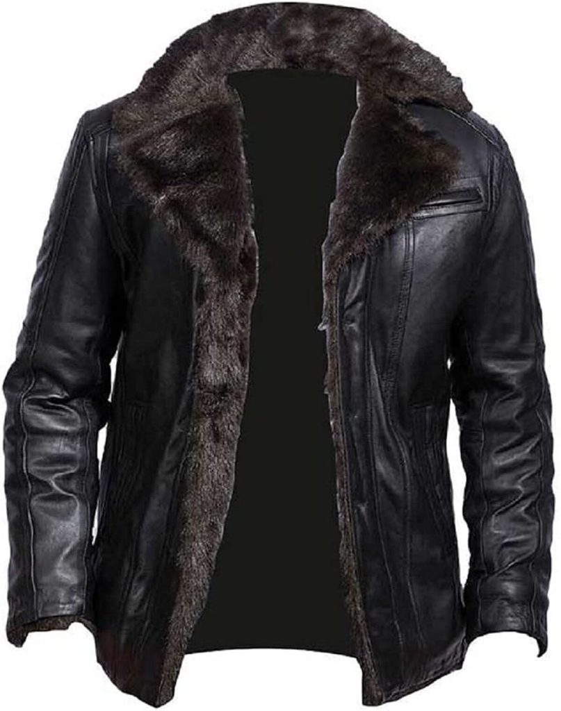 Avis sur le blouson d'aviateur HiFacon en peau de mouton noire