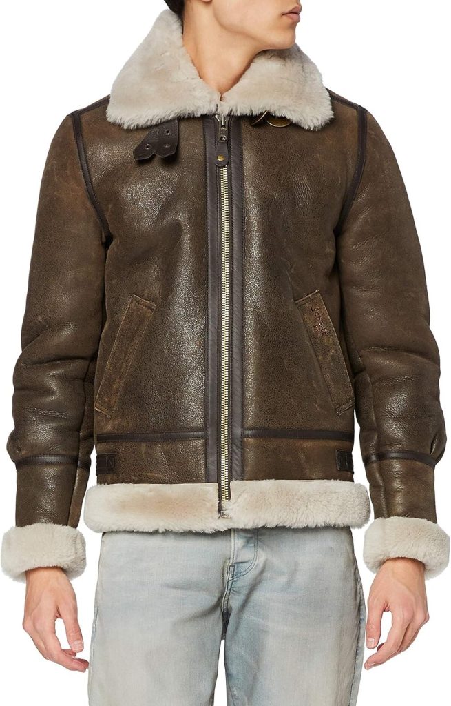 Avis sur le blouson cuir Schott NYC marron, taille L