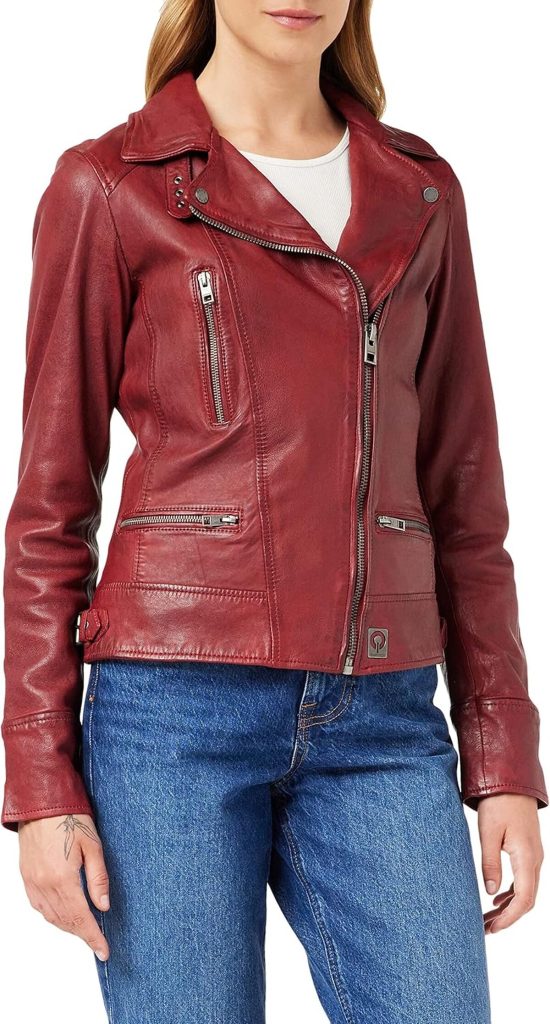 Avis sur le blouson rouge Oakwood 62065 femme taille S