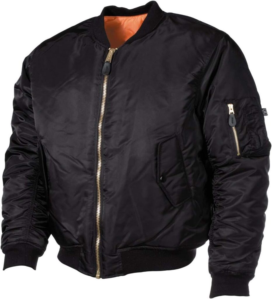 Test du blouson MFH style aviateur US MA1 noir taille L