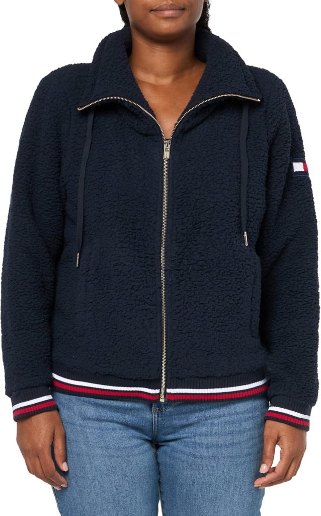 Test du bomber sherpa Tommy Hilfiger pour femme