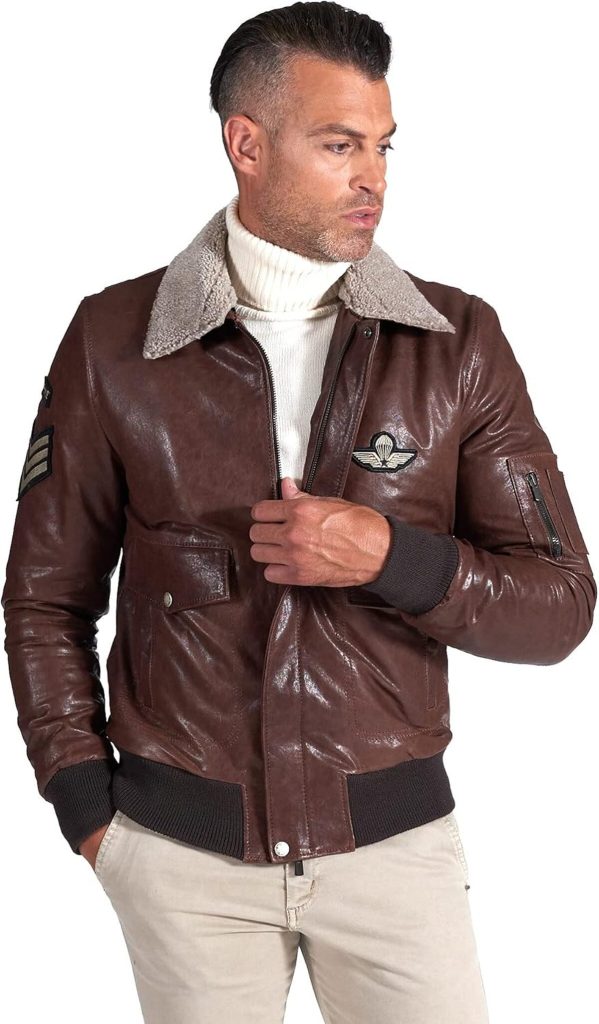 Test : veste cuir D'Arienzo Bomber homme