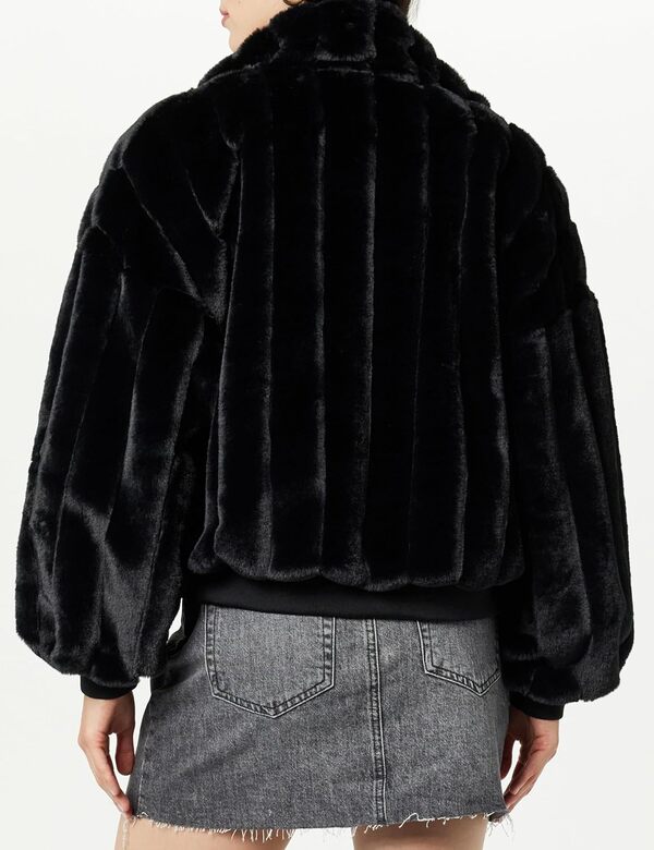 The Drop Blouson Aviateur pour Femme, Marcia, Fausse Fourrure