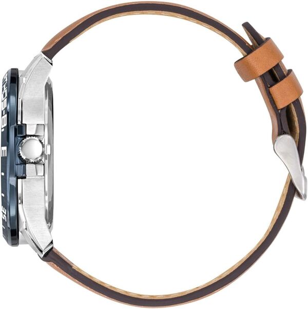 Patrouille de France Montre Aviateur Athos 8 - Automatique - Cuir Marron