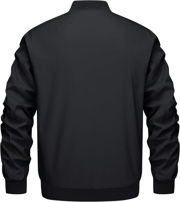 MAGCOMSEN Blouson bomber décontracté pour homme avec poches zippées pour l'automne et l'hiver - Veste