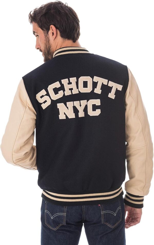 Schott Nyc - LC8705- Blouson Cuir Homme