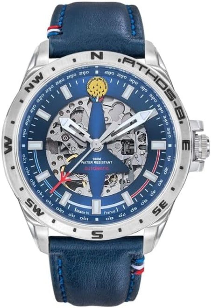 Test montre Patrouille de France Aviateur Athos 8 squelette