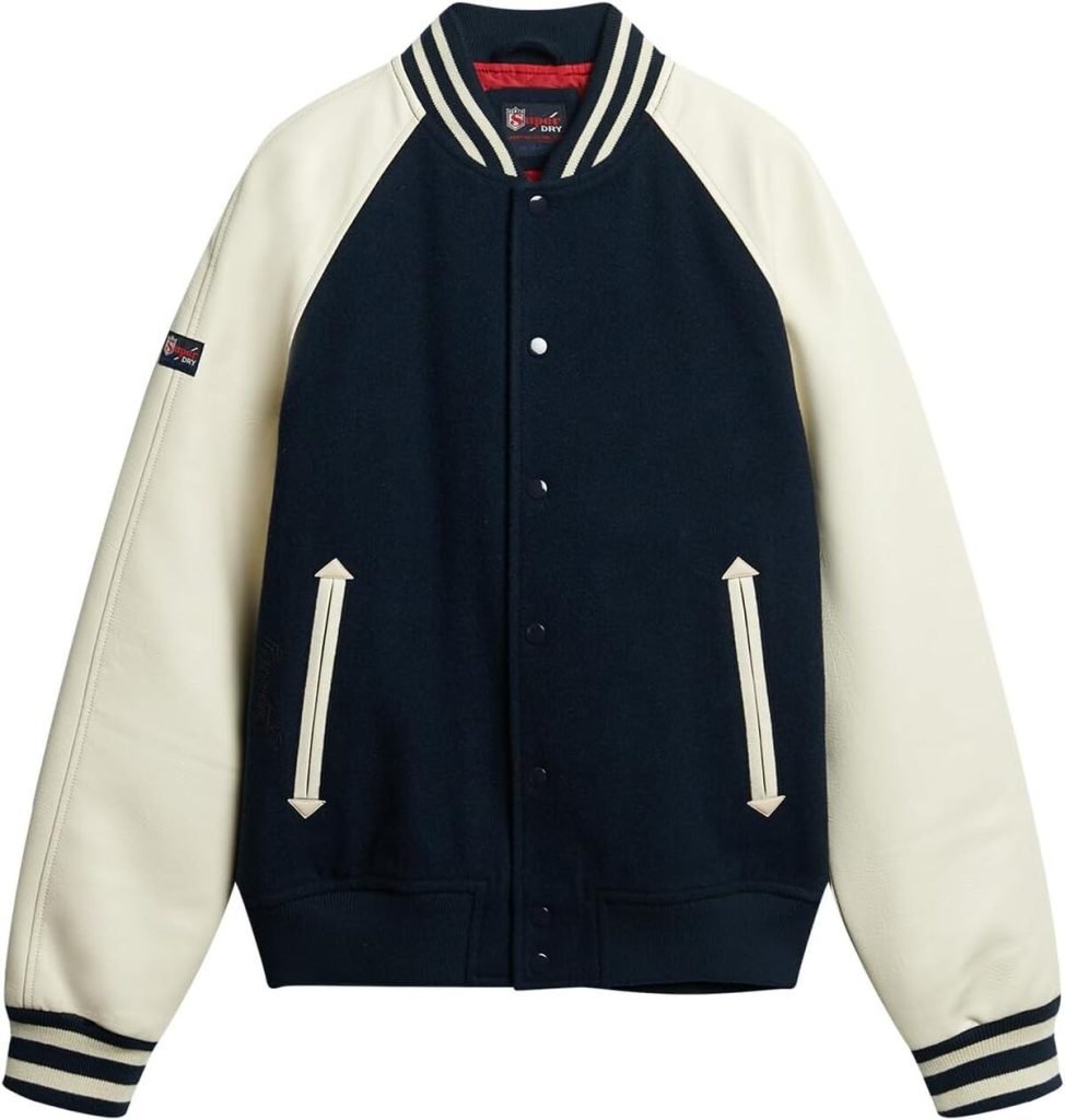 Test : veste Superdry College Varsity Bomber Jacket XXL homme