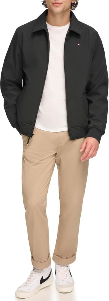 Test : blouson aviateur Tommy Hilfiger noir élégant pour homme