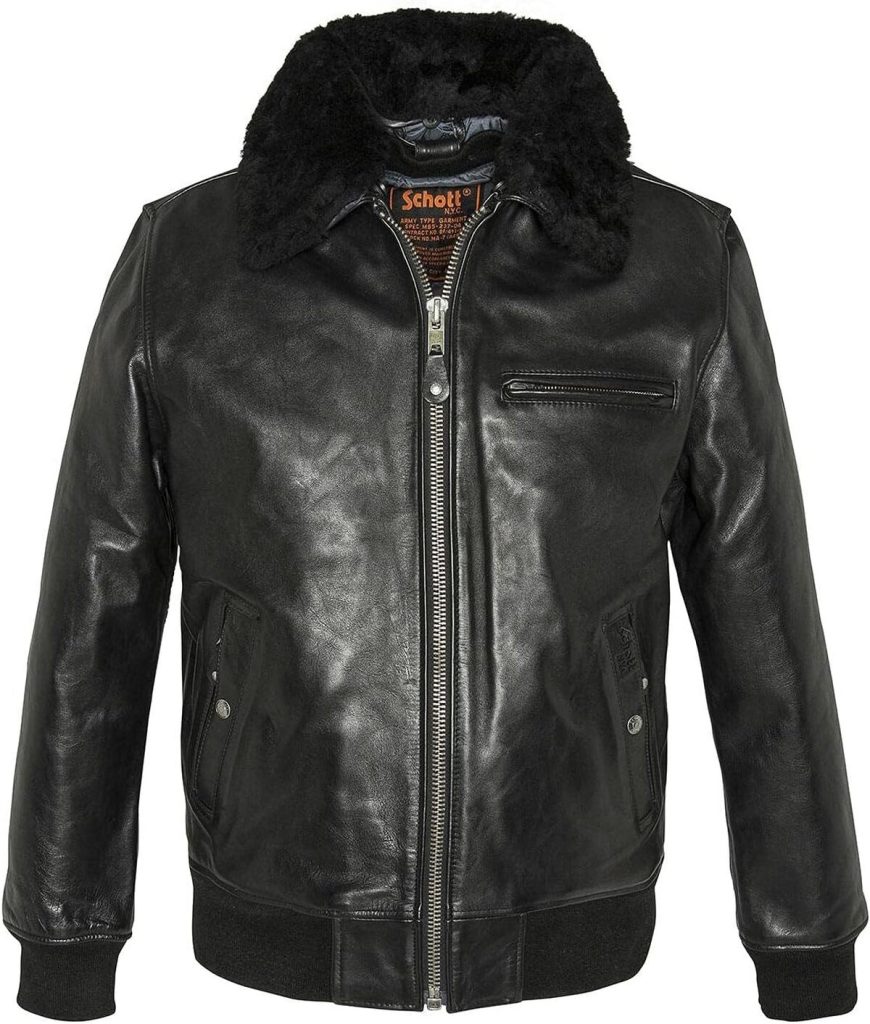 Test de la veste Schott Nyc LC1380 pour homme en noir