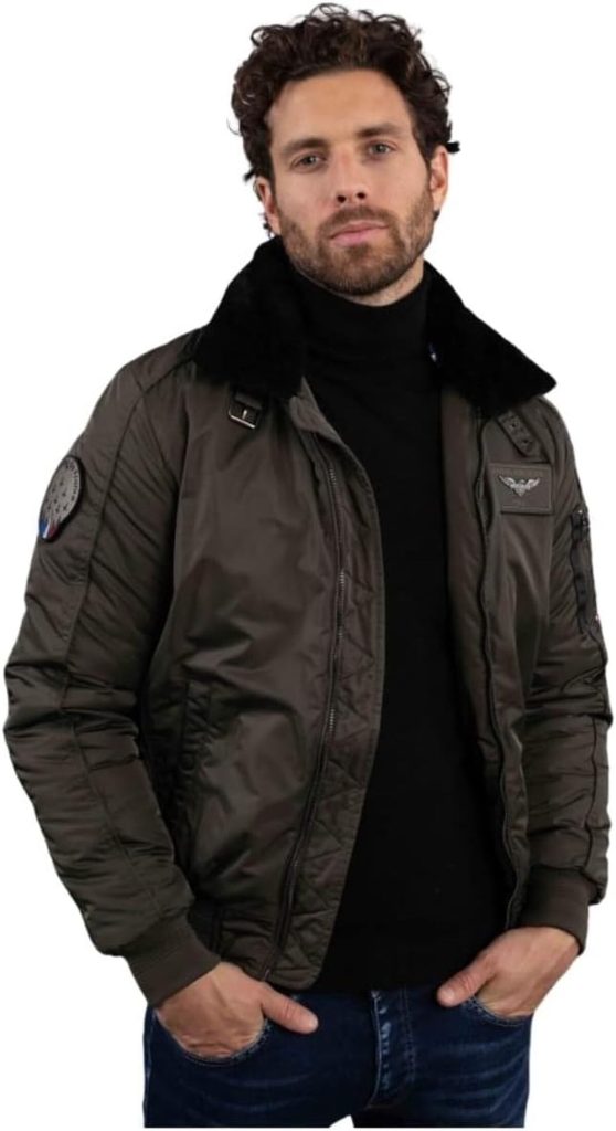 Test du blouson Hurrican Fighter khaki Patrouille de France