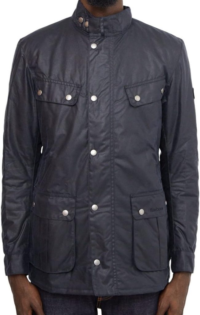Test de la veste Barbour international Duc bleu marine homme