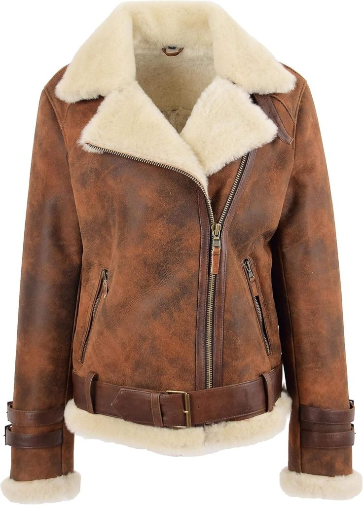 Test : house Of Leather Lena, la veste en peau de mouton croisée pour femme