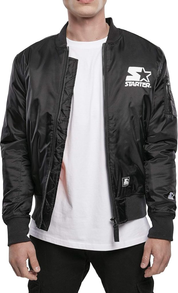 Test : veste bomber Starter Black Label The Classic Logo noire pour homme