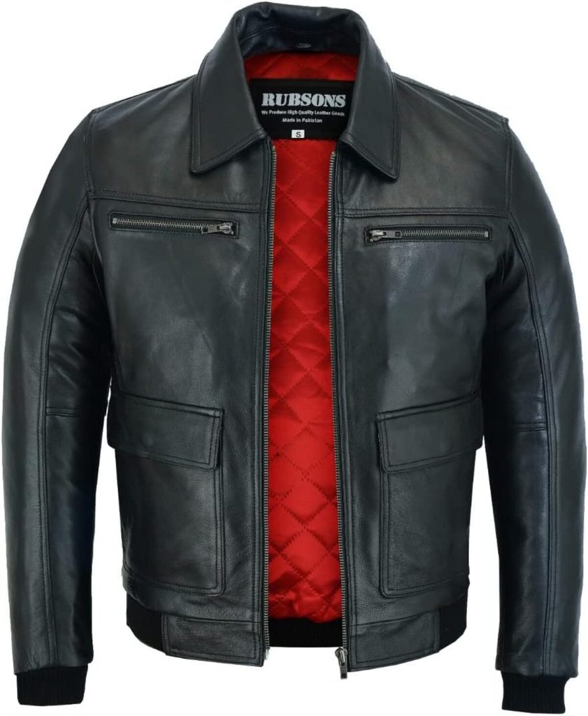 Test de la veste pilote bomber Rubsons en cuir pour hommes