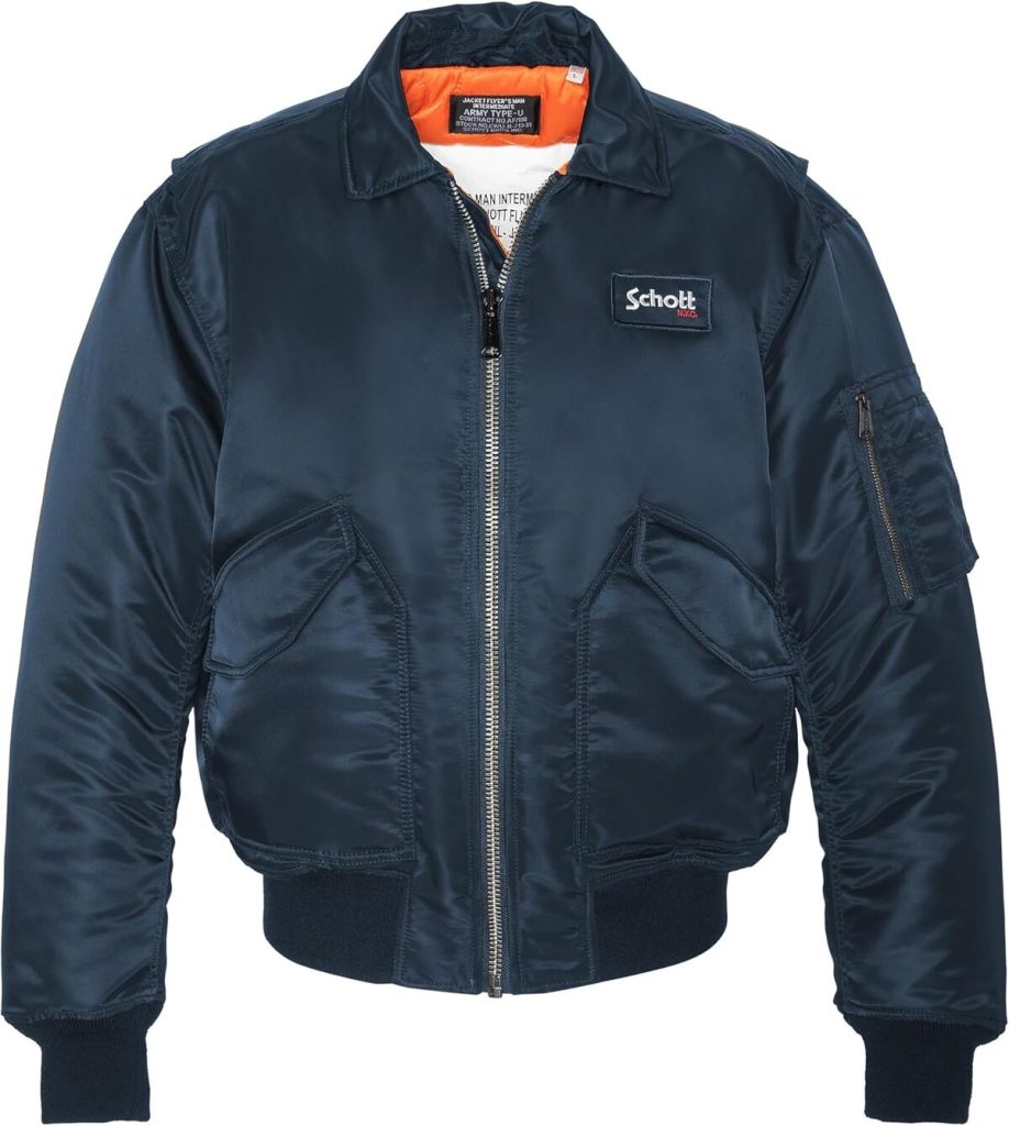 Test de la veste Schott NYC 21090RS bleu marine XXL homme