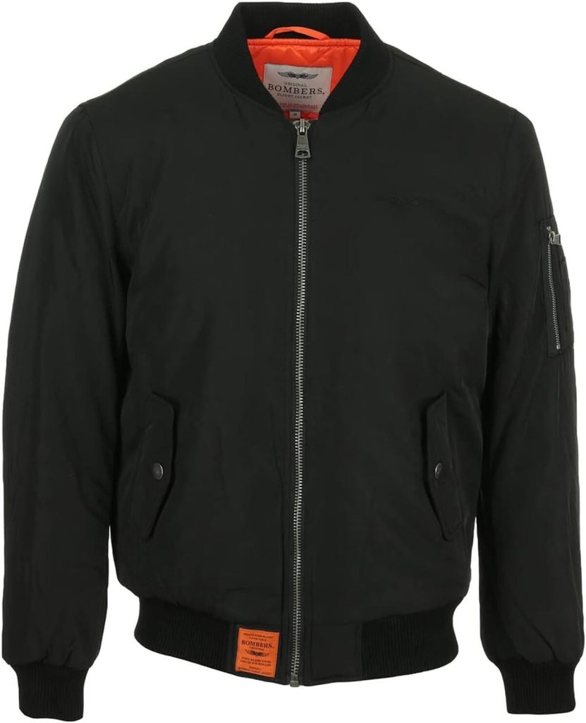 Test du blouson Bombers Original noir pour homme