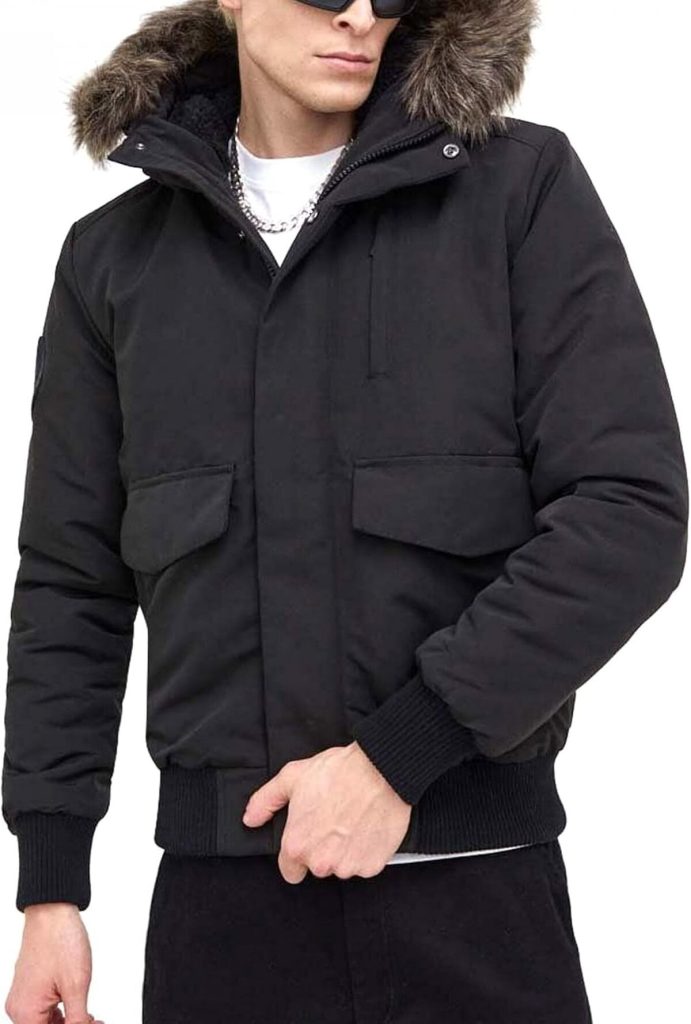 Test : superdry Everest Hooded Puffer Bomber Jet Black