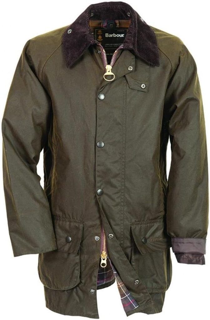 Test : barbour marron en coton et polyester