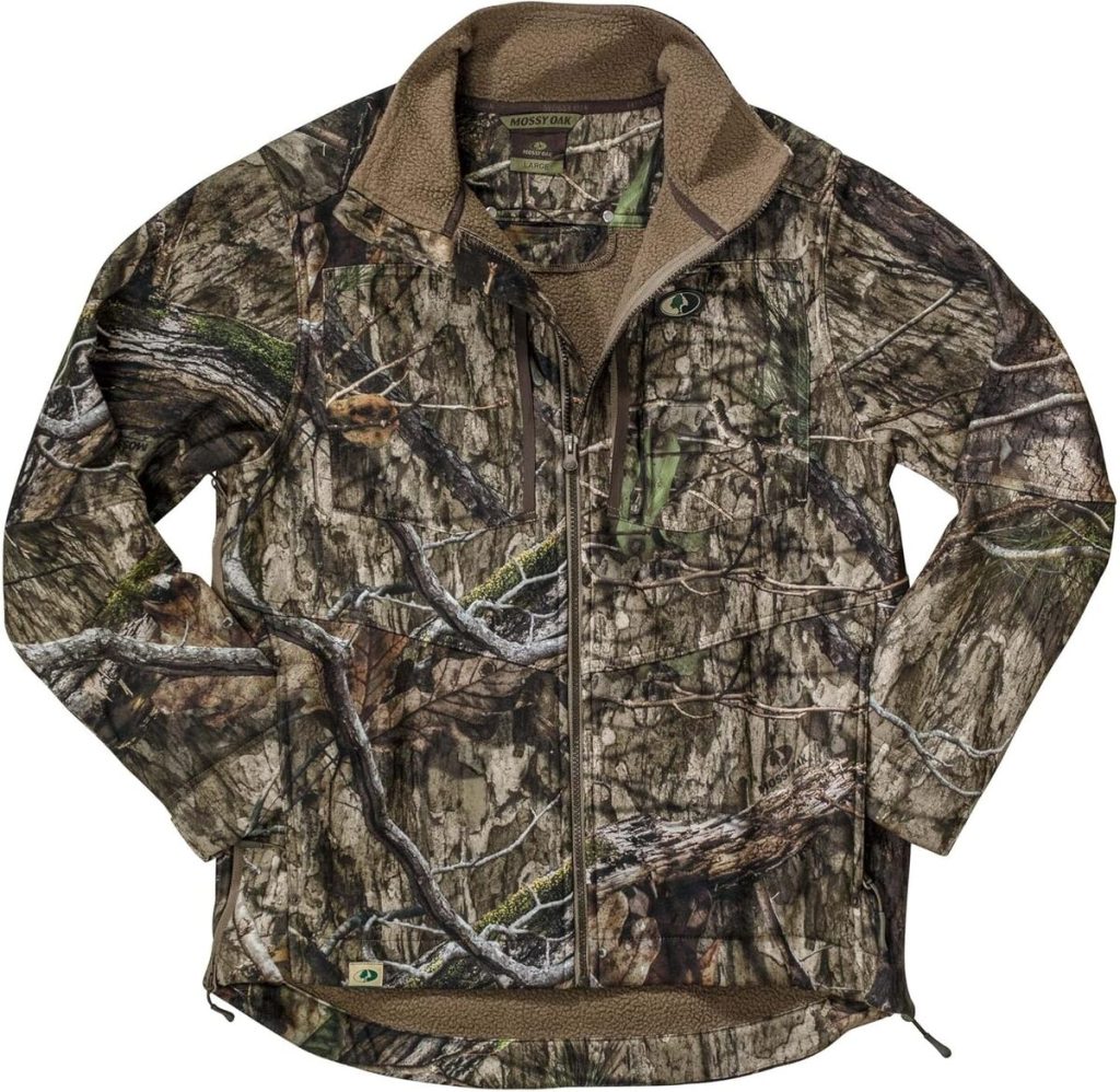 Test de la veste de chasse camo Mossy Oak Sherpa pour homme, modèle Country DNA, xXL