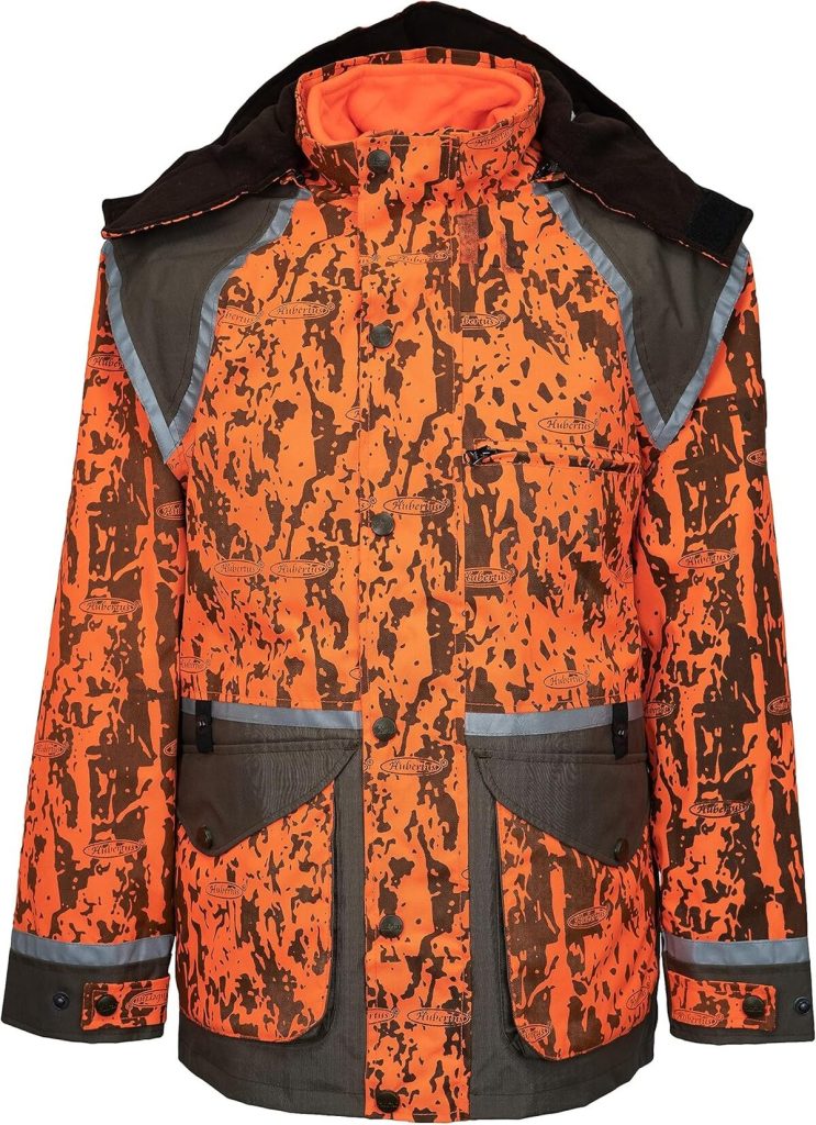 Test Hubertus Blaze : veste de chasse pour chien orange/camouflage