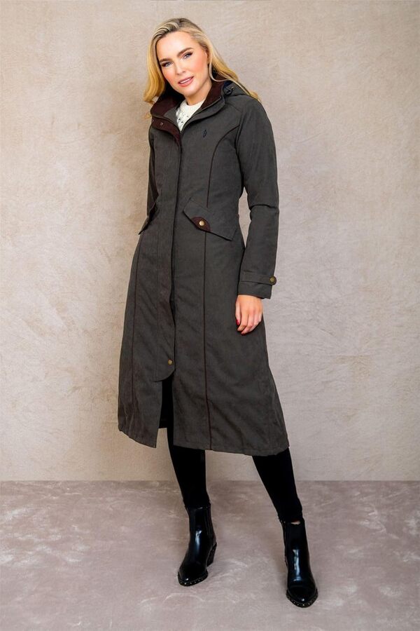Walker and Hawkes - Jack Murphy Manteau d'équitation imperméable Long Erin pour Femme