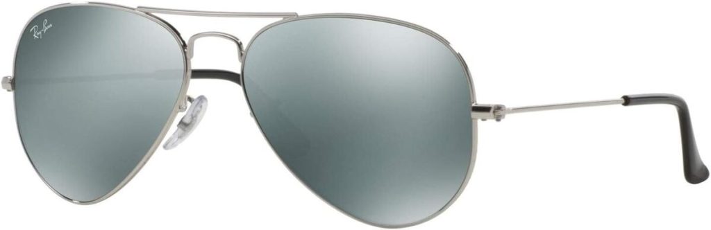Test des lunettes Ray-Ban Aviator RB3025 : cadre argent taille small