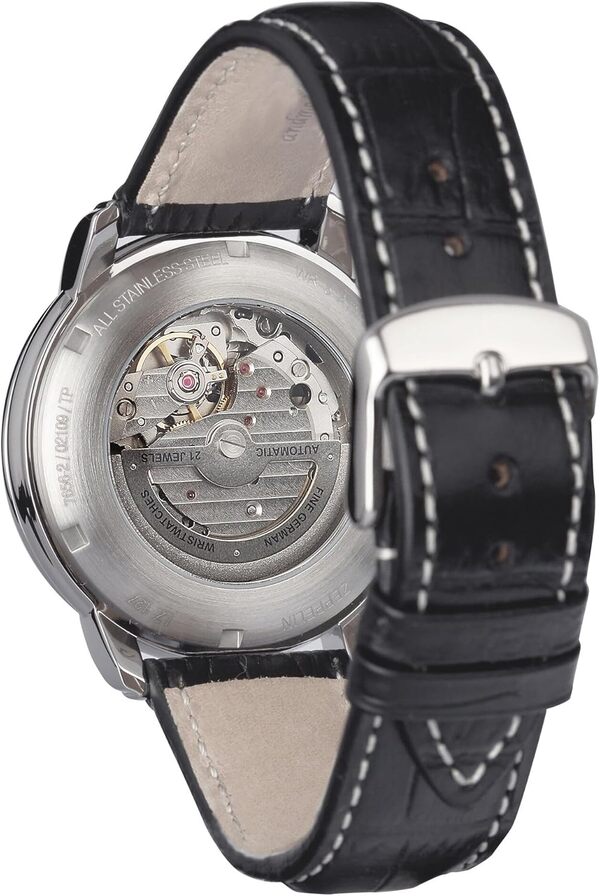 Zeppelin Count Montre Homme Analogique Automatique avec Bracelet Cuir 7656-2