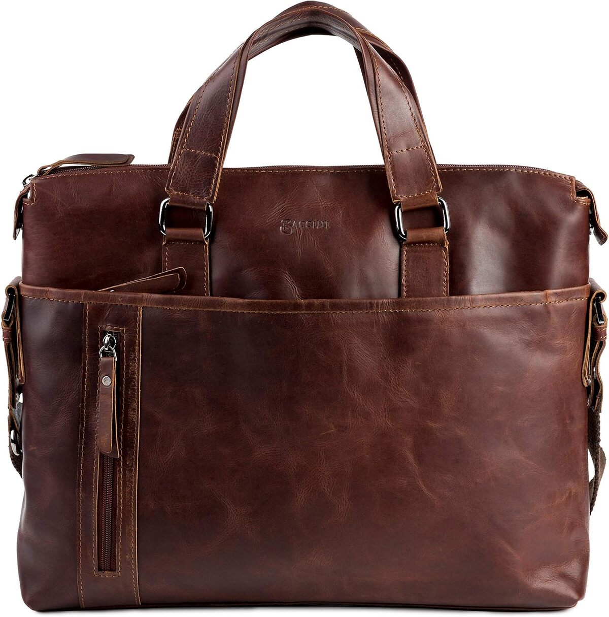 Test du sac bandoulière Leandro de Baccini : l'élégance en cuir pour 15