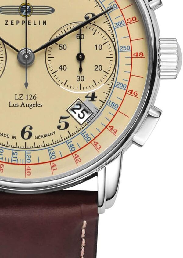 Zeppelin Herren Armbanduhr LZ126 Los Angeles Chronographe 7614-3