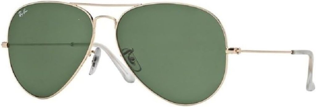 Test des lunettes aviateur Ray-Ban RB3025 doré/vert G-15 62 mm