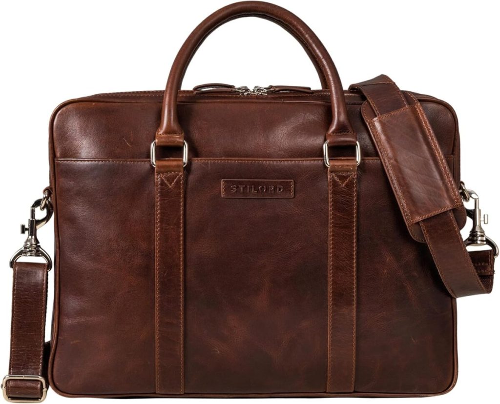 Test : sacoche Caleb 16 pouces en cuir vintage par Stilord