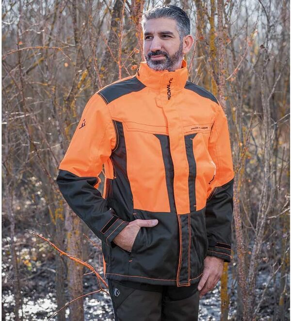 Somlys Veste de Chasse traque Orange Made in Traque 456