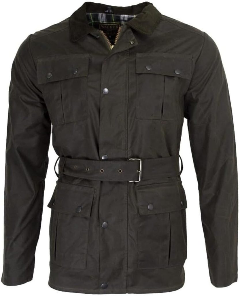 Test de la veste cirée Walker & Hawkes : style motard et imperméabilité