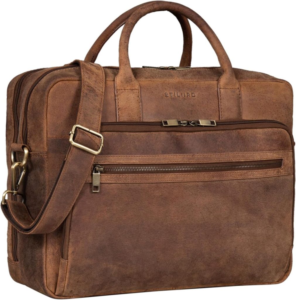 Test : sacoche en cuir STILORD Dawson pour ordinateur 15, 6 pouces