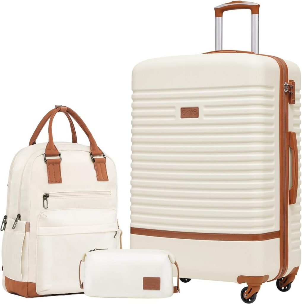 Test : valise COOLIFE ensemble 3 pièces avec serrure TSA et roulettes pivotantes