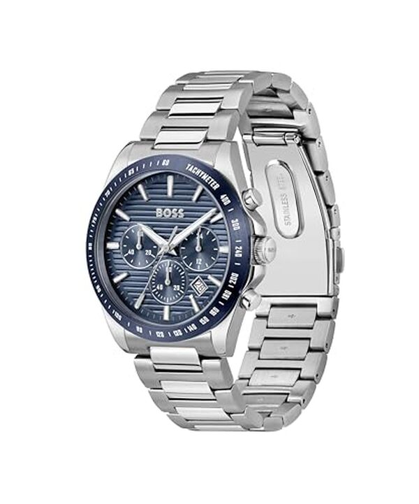 Explorez les caractéristiques de la montre Boss Strike Chrono 1514240 : design acier inoxydable et performances horlogères de qualité.