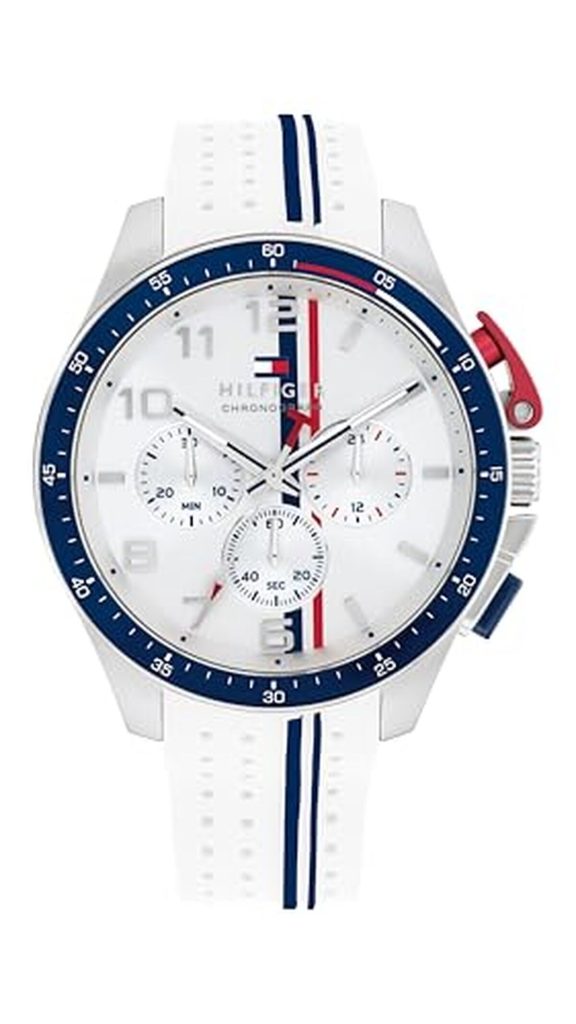 Avis : montre chronographe Tommy Hilfiger homme silicone