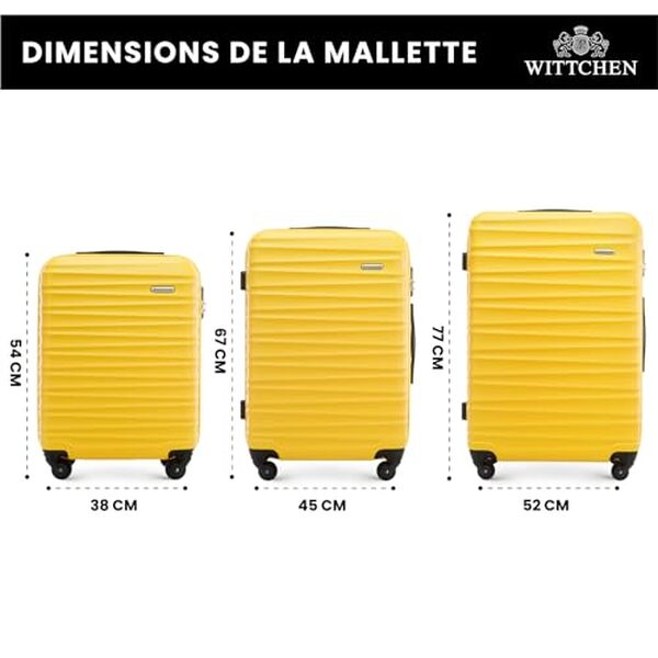 Explorez notre test détaillé du set de valises Wittchen Groove Line jaune. Alliez élégance et praticité pour vos voyages avec cet indispensable au style affirmé et fonctionnalités optimisées.