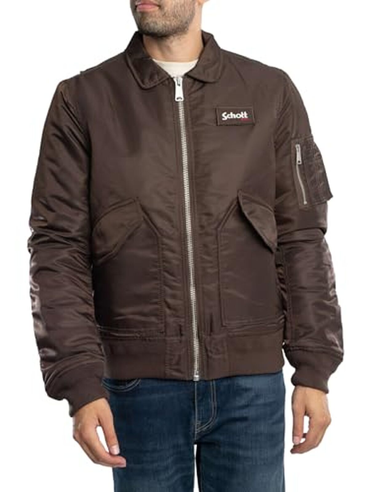 Avis : blouson mixte Schott NYC 210100RS dark brown