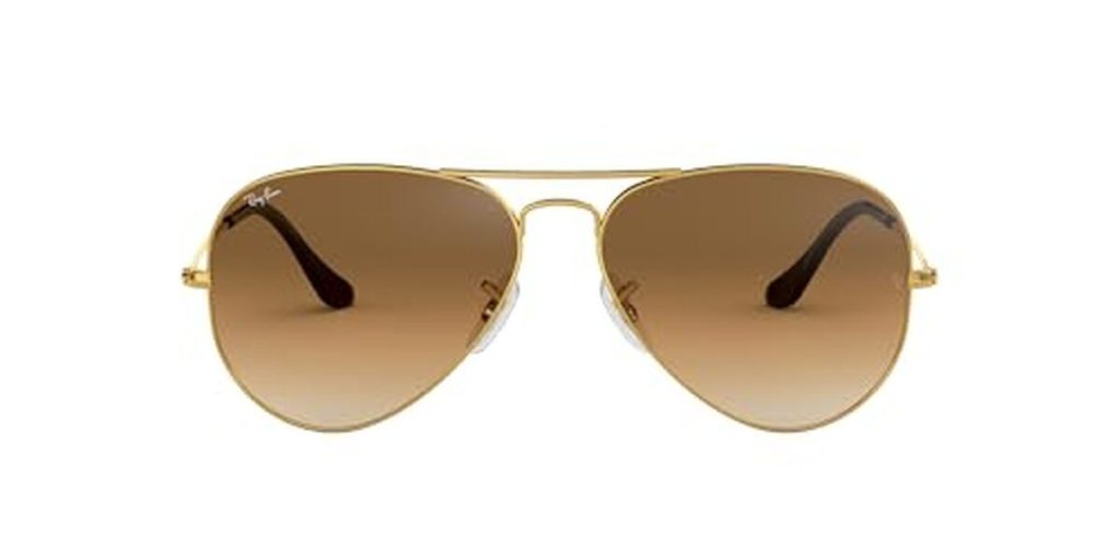 Avis lunettes Ray-Ban Aviator Or 58 mm