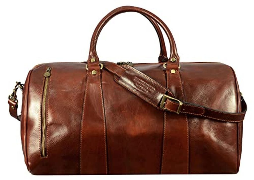 Avis : sac de voyage Time Resistance en cuir véritable marron
