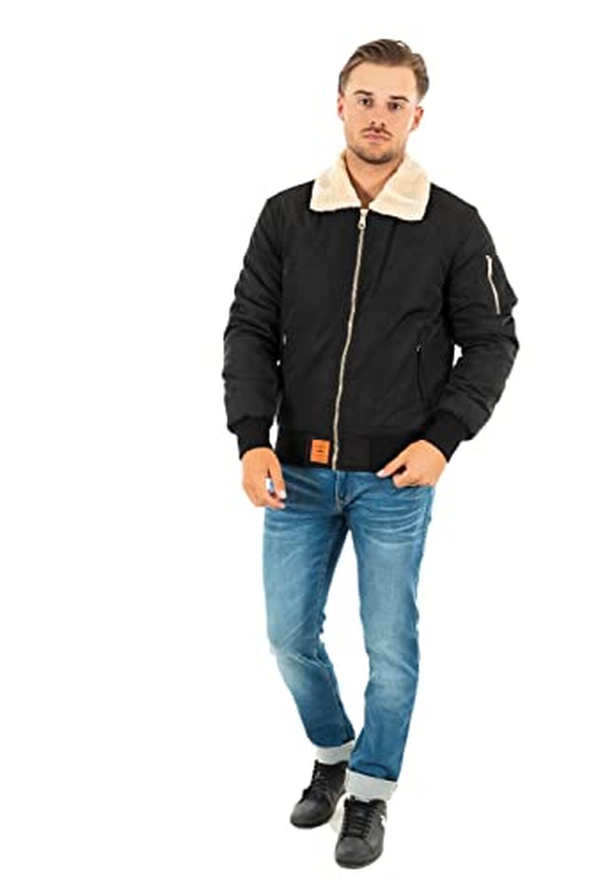 Avis sur le bombers Original Versmold, blouson homme noir taille L