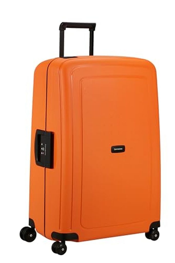 Test : valise Samsonite S'Cure Spinner L 75 cm 102 L orange