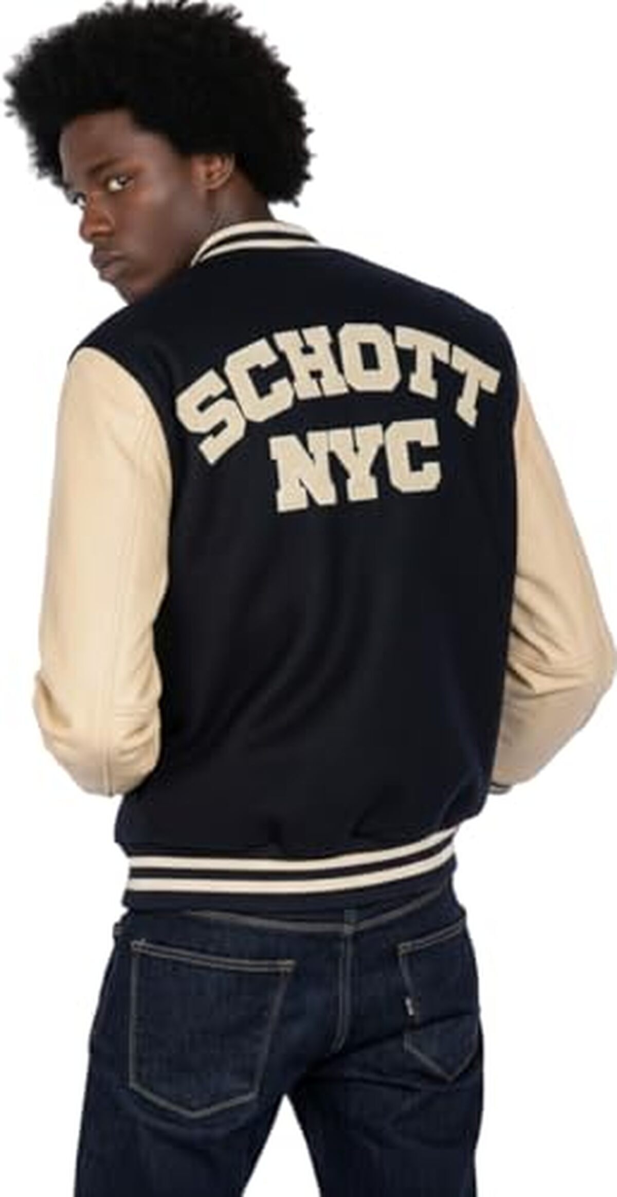 Test : blouson cuir Schott Nyc - LC8705 homme multicolore