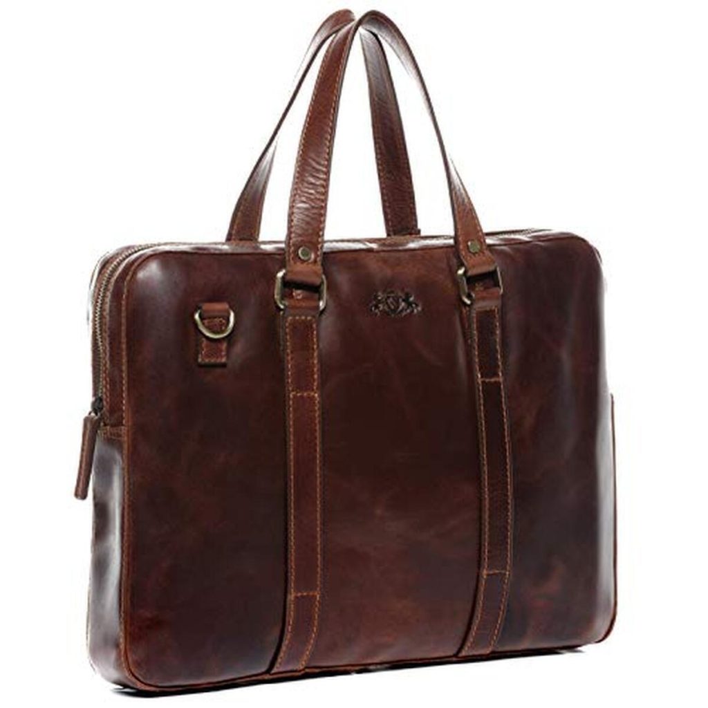 Test du sac ordinateur Sid & Vain Maguire : cuir 15, 4 pouces élégant