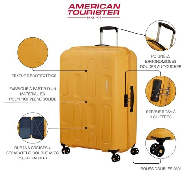 Découvrez notre test complet de la valise American Tourister Ellipso 79 cm : légèreté, robustesse et sécurité pour vos voyages en toute sérénité. 