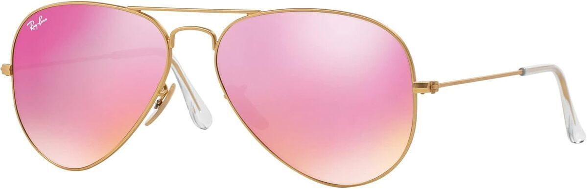 Avis : lunettes de soleil Ray-Ban Pilot doré cyclamen