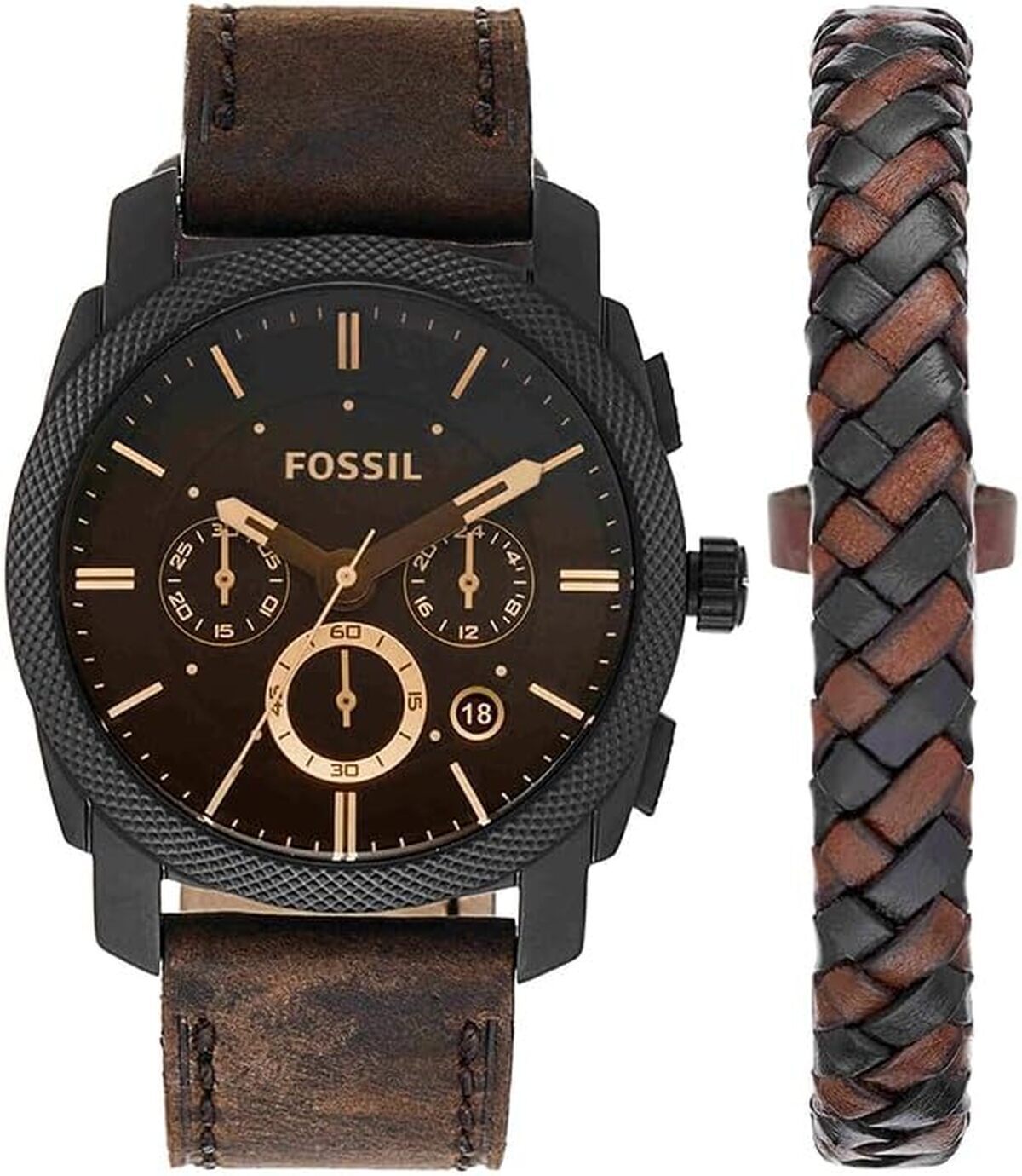 Test de la montre Fossil Machine chronographe 42 mm