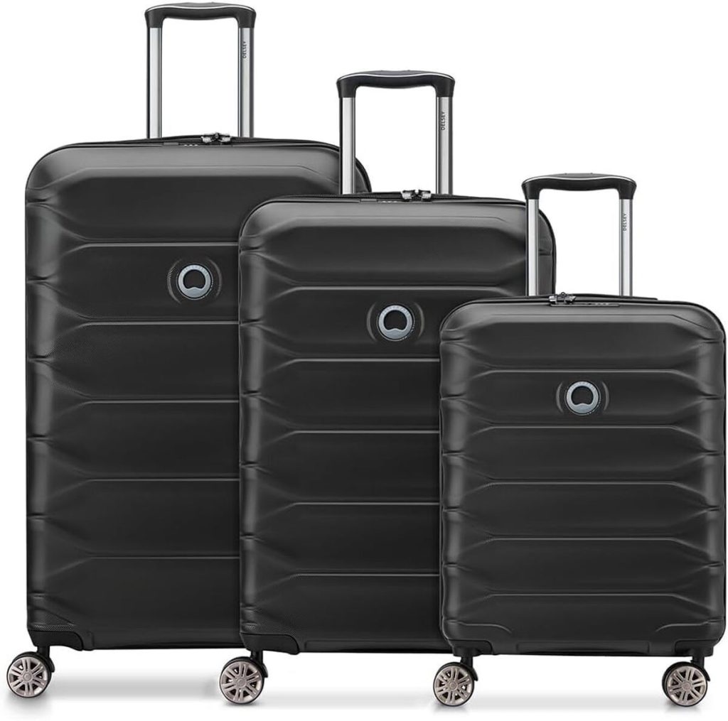 Test de la valise rigide Delsey Meteor 78 cm bordeaux